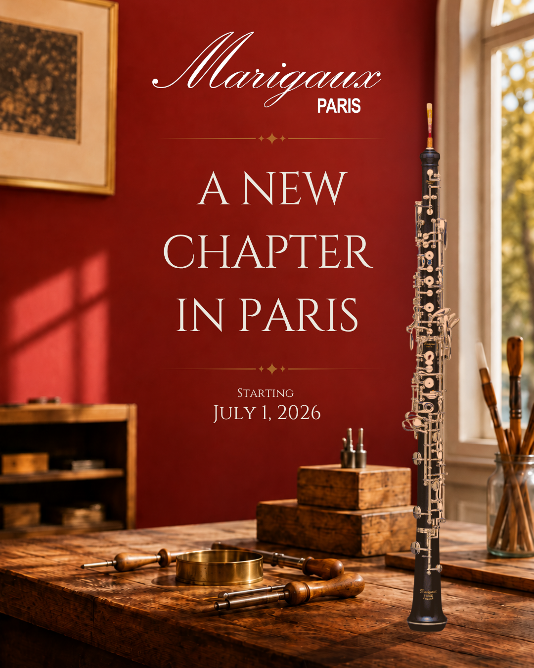 Marigaux is moving